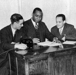 afro american Elmer Mosee, Jordan Chambers, and David M. Grant